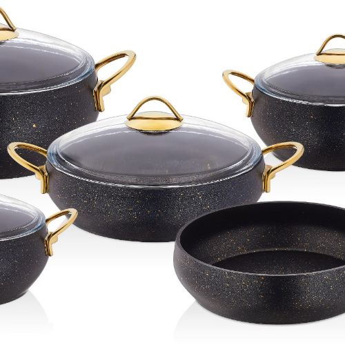 GRANITE POT & PAN SET