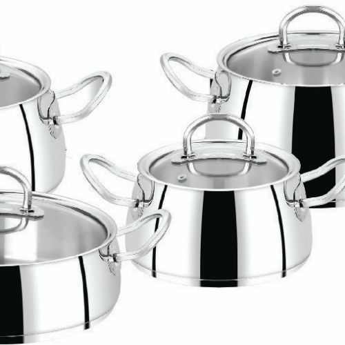 Lily dowry set 20-22-24 deep pot,26 low pot,teapot set and threesome coffee pot setı