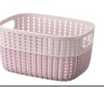 Knitty 2-Tone Knit Basket 