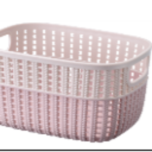 Knitty 2-Tone Knit Basket 