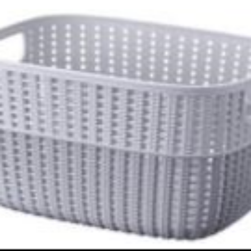Knitty 2-Tone Knit Basket