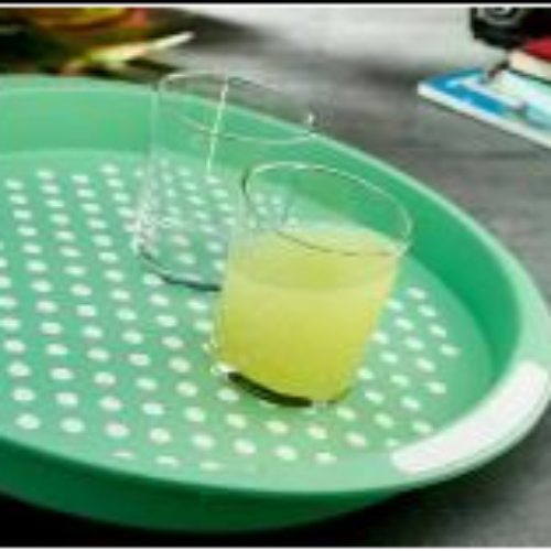 Candy Non-Slip Round Tray 
