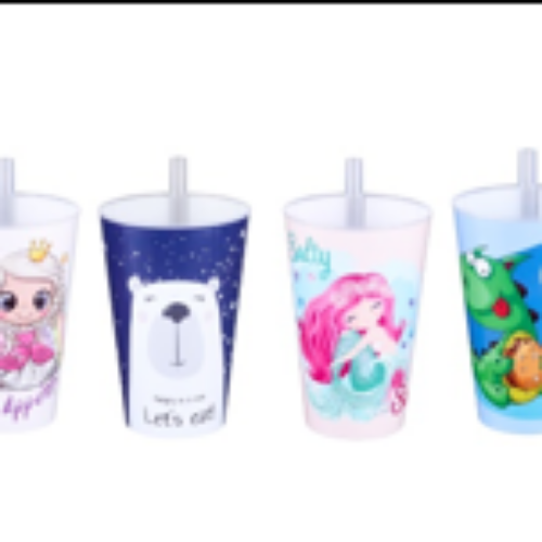 Gcups IML Cup With Straw 