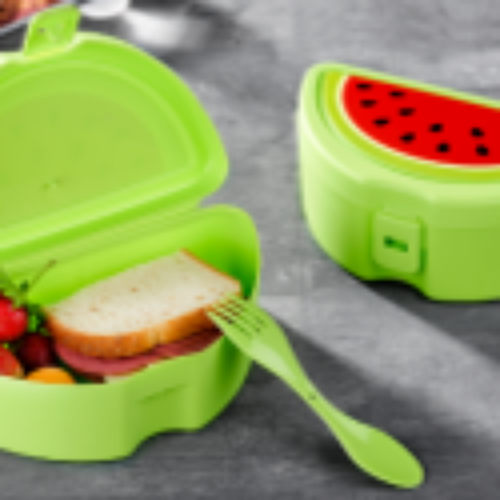 Vitamin Lunch Box with Spoon & Fork  