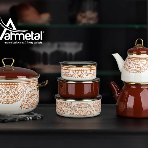 Vintage Enamel Cookware Series