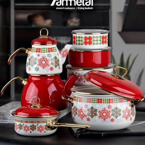 Vintage Enamel Cookware Series