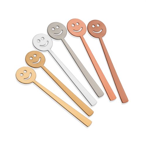 Narin - Tea Spoon Colored 6 Pieces Set