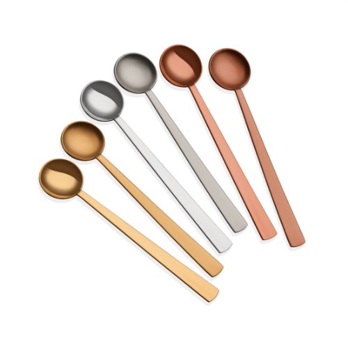 Narin - Tea Spoon Colored 6 Pieces Set