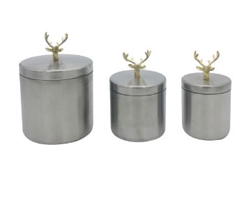 Narin - Jar Set with Deer and Horse Figure