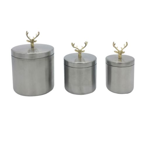 Narin - Jar Set with Deer and Horse Figure