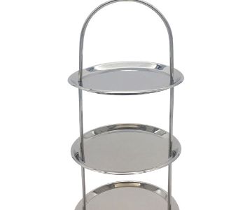 Narin - Cake Stand with Horse Figure - 3 Tier