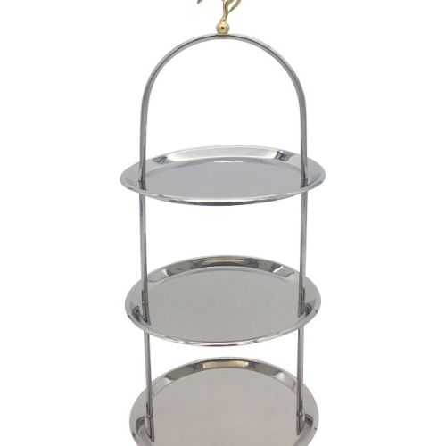 Narin - Cake Stand with Horse Figure - 3 Tier