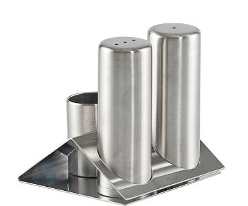 Narin - Salt & Pepper Set - Pyramid Stand