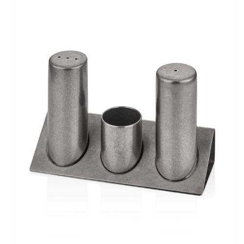 Narin - Salt & Pepper Set - Pyramid Stand