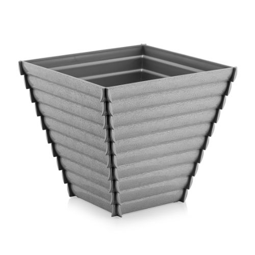 Alya - Wooden Flower Pot