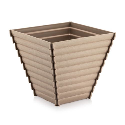 Alya - Wooden Flower Pot