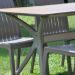 California Armless Compact 70*120 Cappicino Table Set