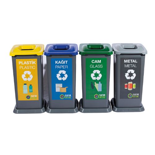 4 Zero Waste Container With Stand 70 Lt