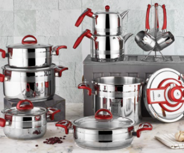 BAHAR DOWRY SET 18 PCS / RED