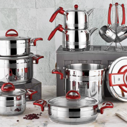 BAHAR DOWRY SET 18 PCS / RED