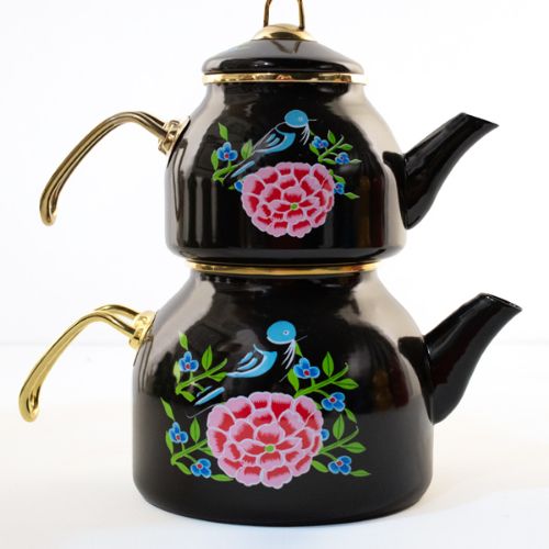 enamel teapot