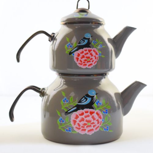 enamel teapot