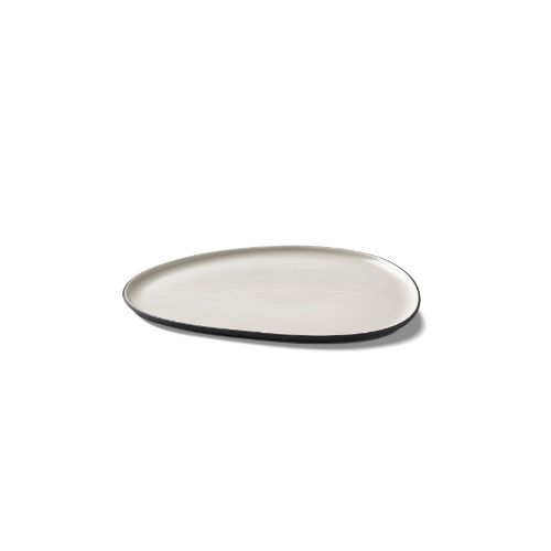 Stone Dessert Plate Double Colour