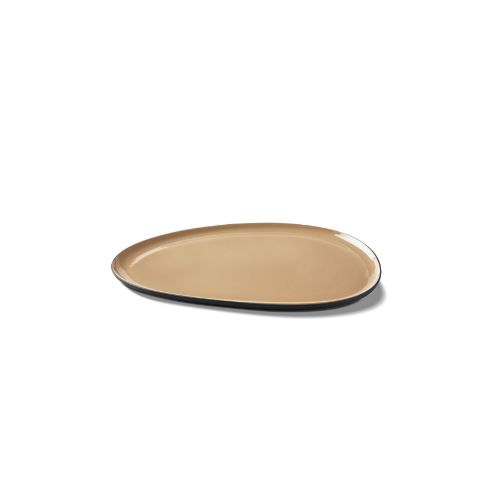 Stone Dessert Plate Double Colour