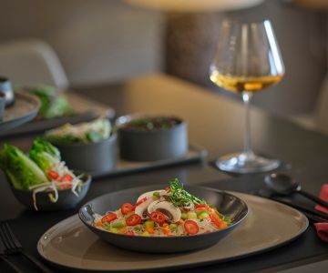 Stone Dinner Plate Double Colour