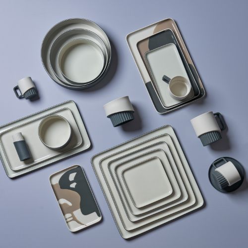 Rectangle Small Serving Plate Colour Wave