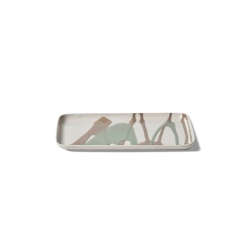 Rectangle Small Serving Plate Colour Wave