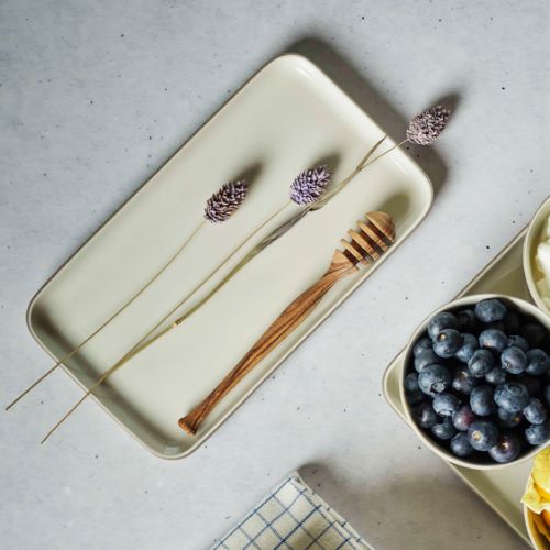 Rectangle Small Serving Plate Double Colour