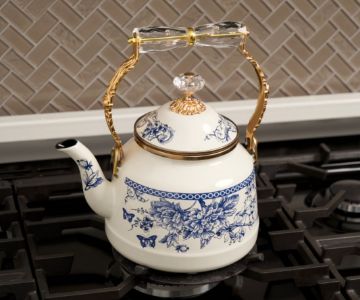 Blue Life Enamel Kettle 2.5 Lt