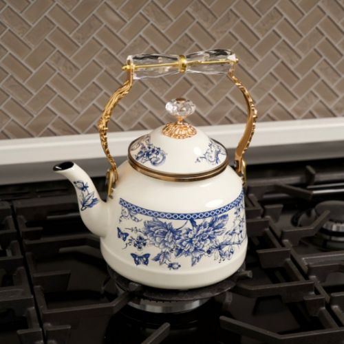 Blue Life Enamel Kettle 2.5 Lt