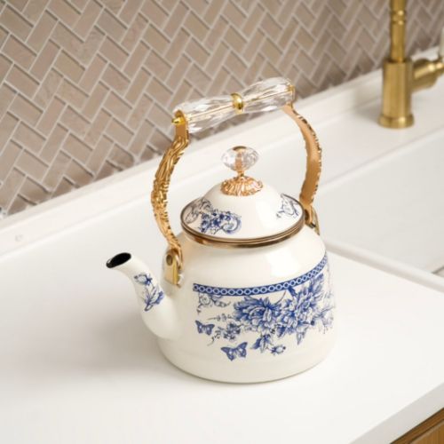 Blue Life Enamel Kettle 2.5 Lt