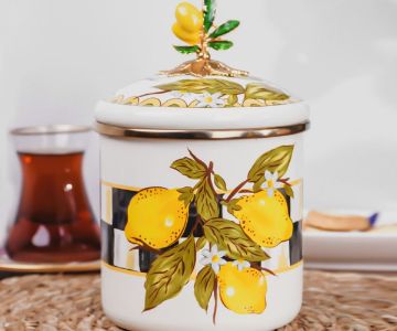 Linda Enamel Medium Jar 12 cm