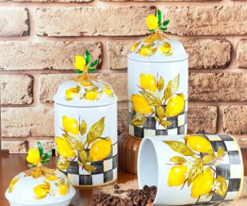 Linda Large Porcelain Spice Set of 3